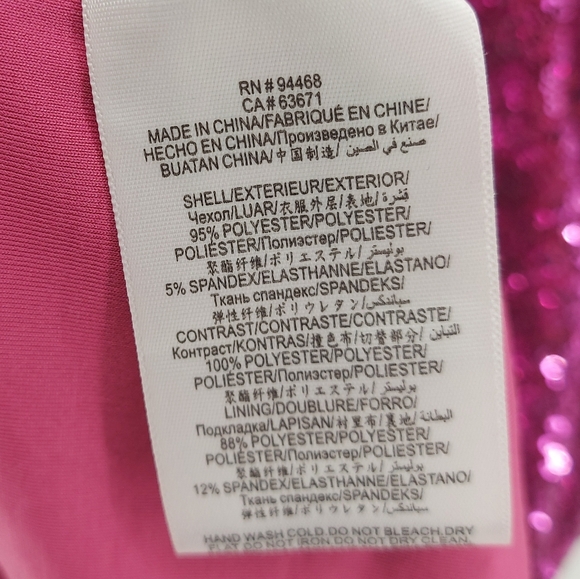 BCBGMAXAZRIA Womens Sequined Party Mini Dress - Picture 6 of 9